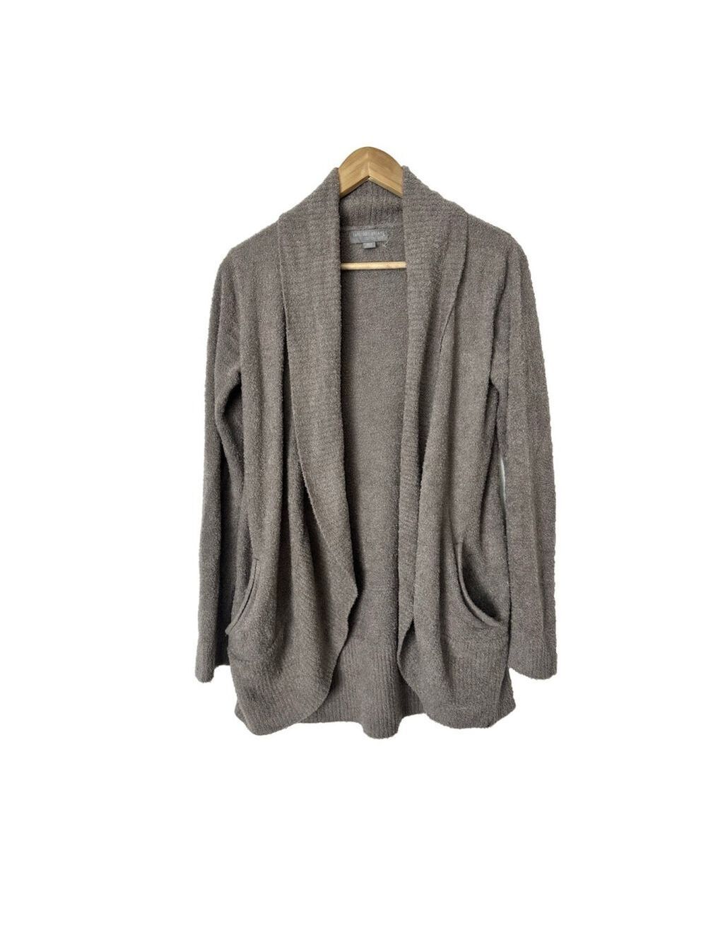 Barefoot Dreams Cozychic Lite Cardigan Wrap Women’s Size X-Small Brown Soft Cozy